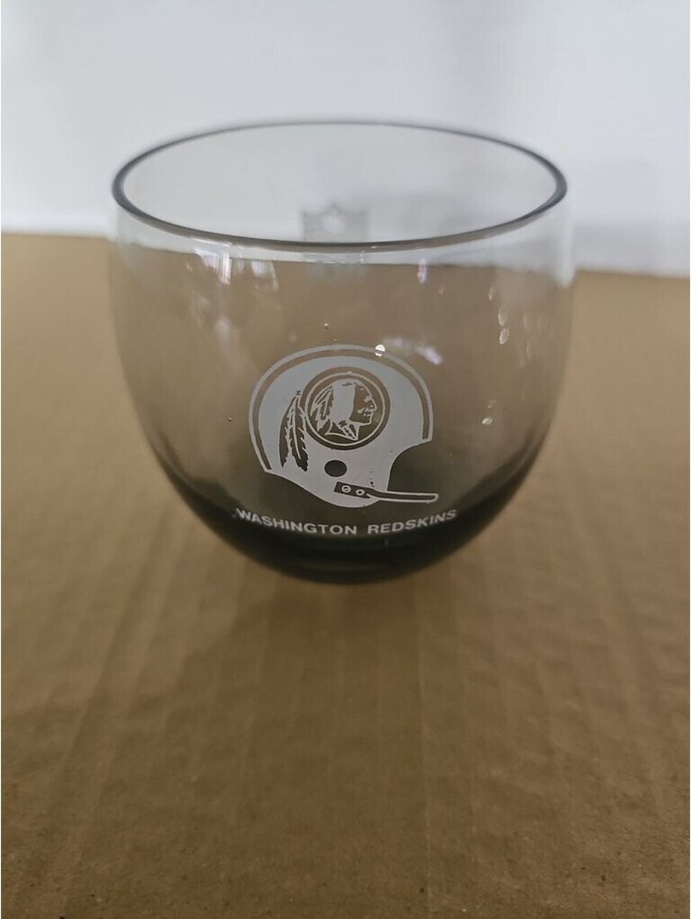Vintage Washington Redskins NFL Glass Tumbler